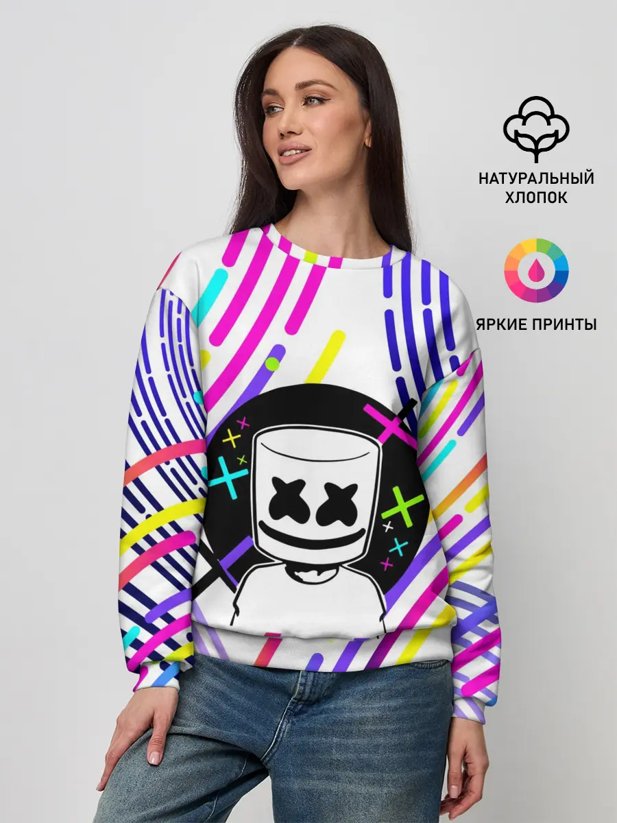 Женский свитшот / MARSHMELLO