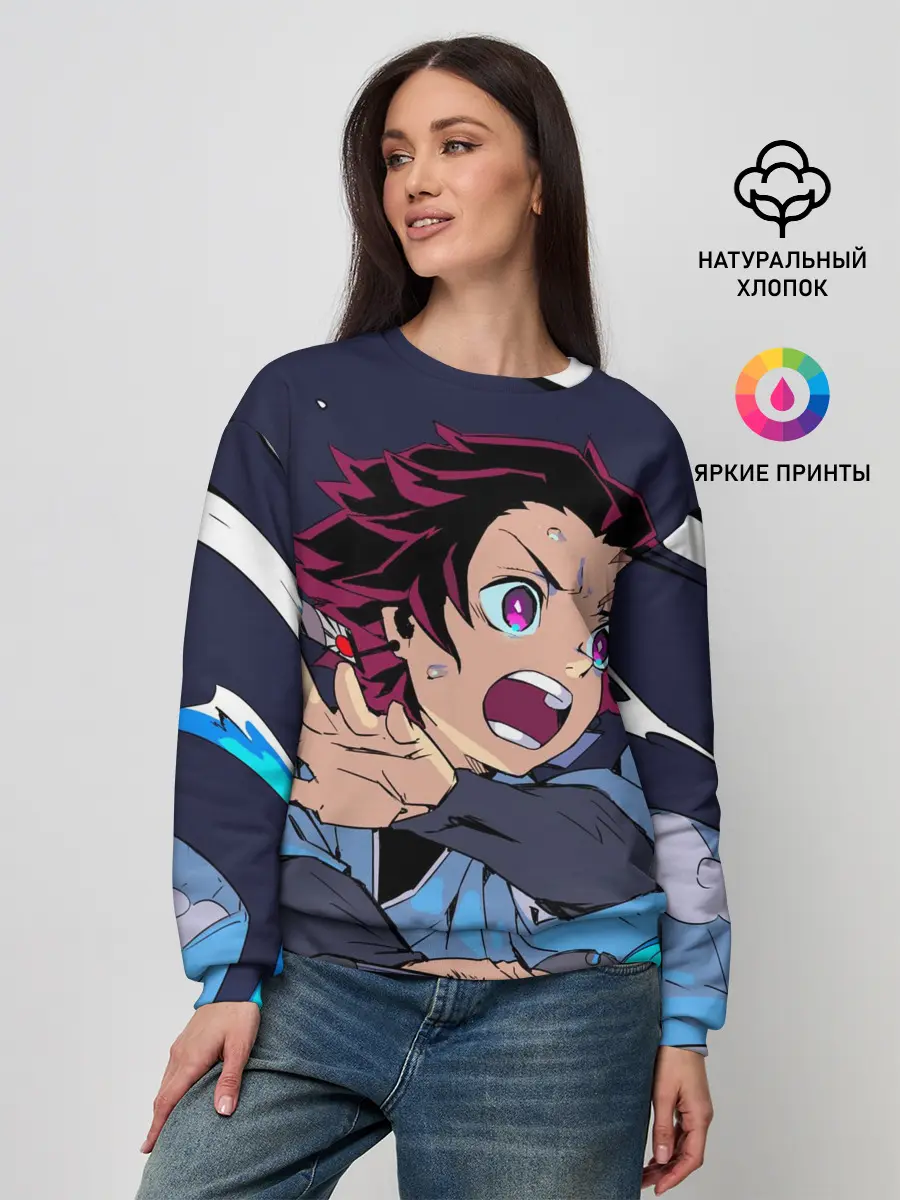 Женский свитшот / Клинок Рассекающий Демонов