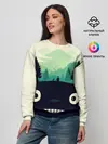 Женский свитшот / Тоторо охраняет лес