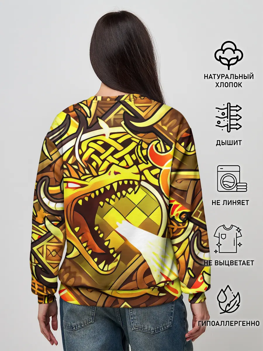 Женский свитшот / CS GO - DRAGON LORE | ИСТОРИЯ О ДРАКОНЕ