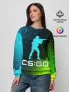 Женский свитшот / CS GO | КС ГО - Снежный