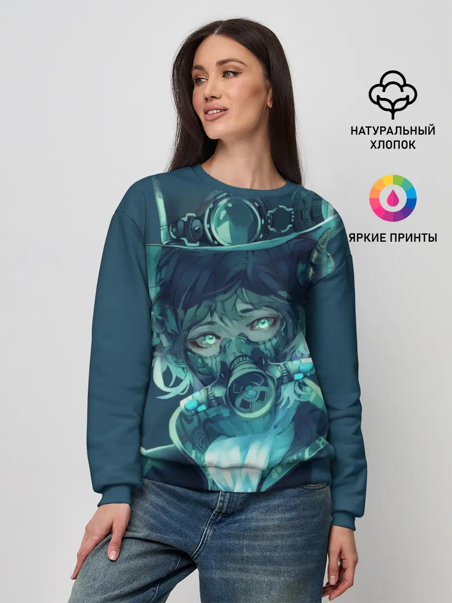 Женский свитшот / Маска. Аниме