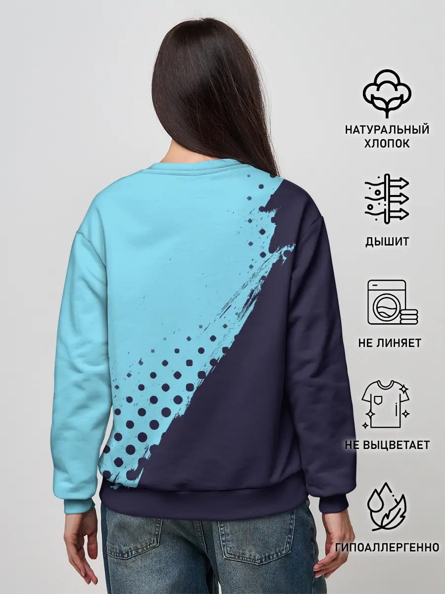 Женский свитшот / AMONG US - Черный Котик