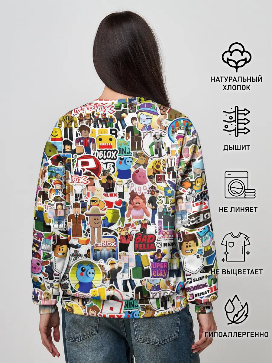 Женский свитшот / Roblox | Роблокс