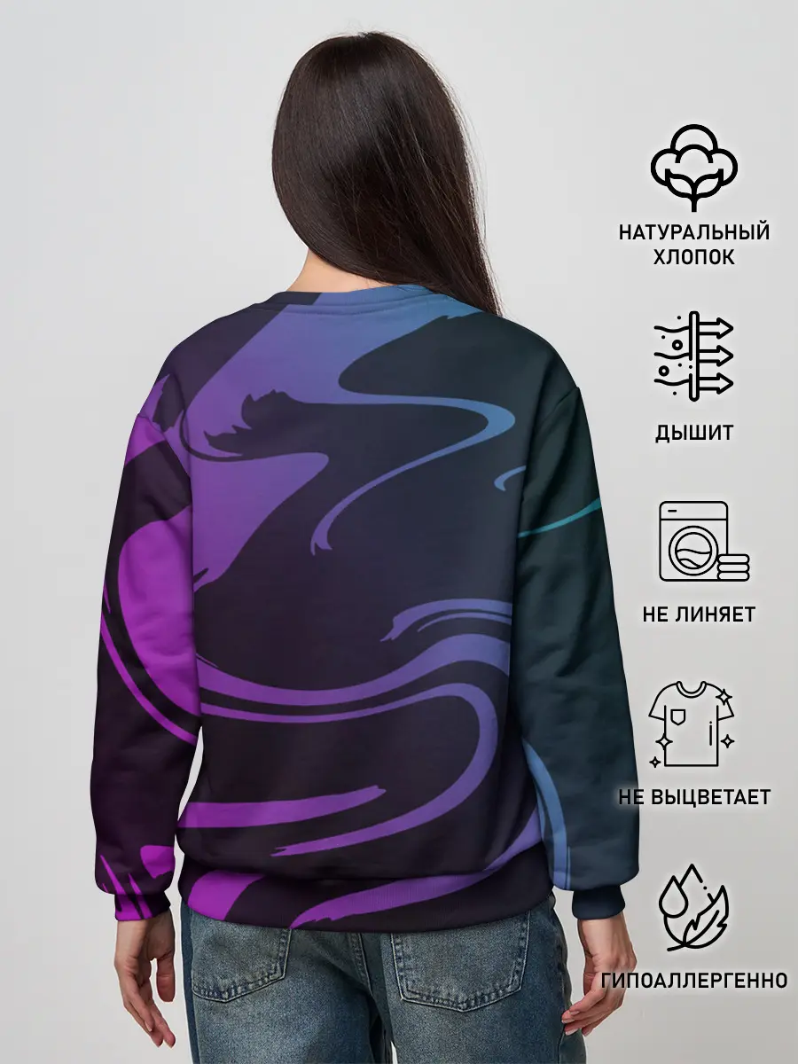 Женский свитшот / Робот полицейский