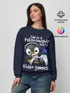 Женский свитшот / У меня отношения с играми
