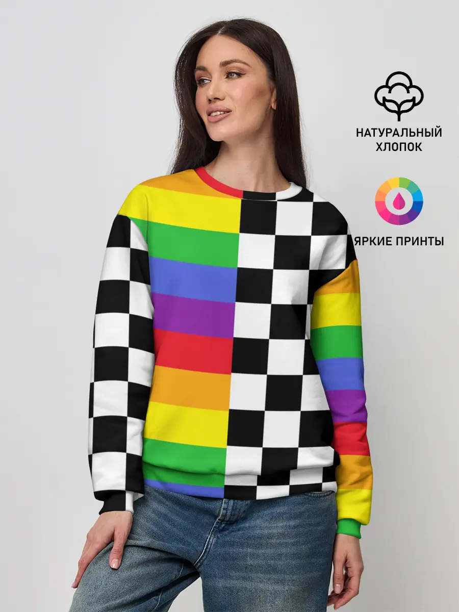 Женский свитшот / Rainbow