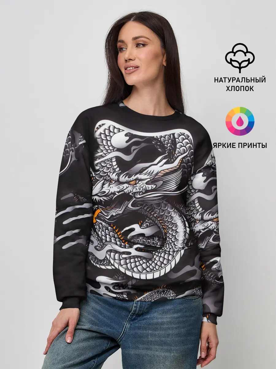 Женский свитшот / Самурай