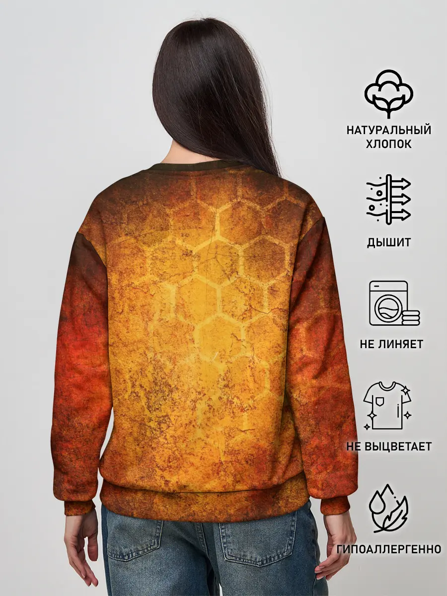 Женский свитшот / Огненный ВАНПАНЧМЕН