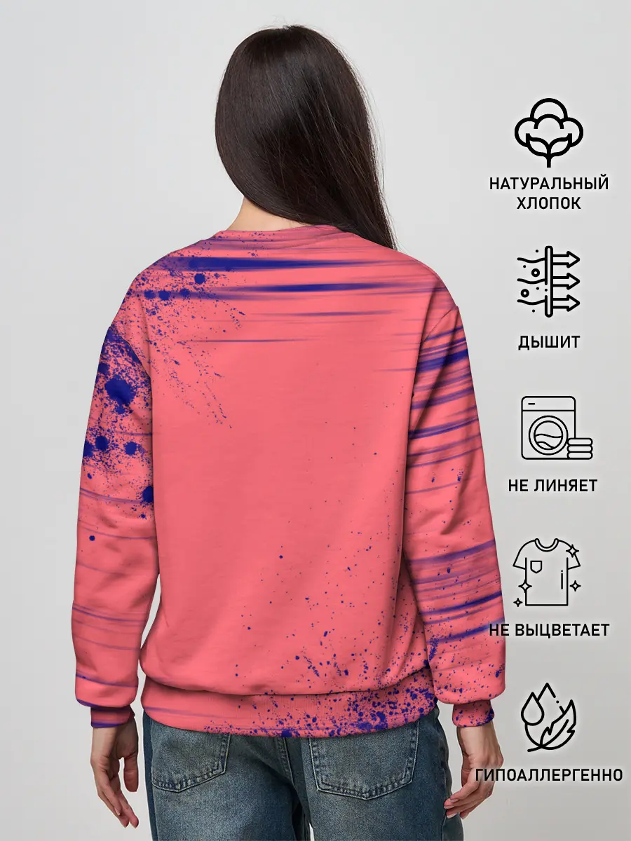 Женский свитшот / AMONG US - С КОТИКОМ