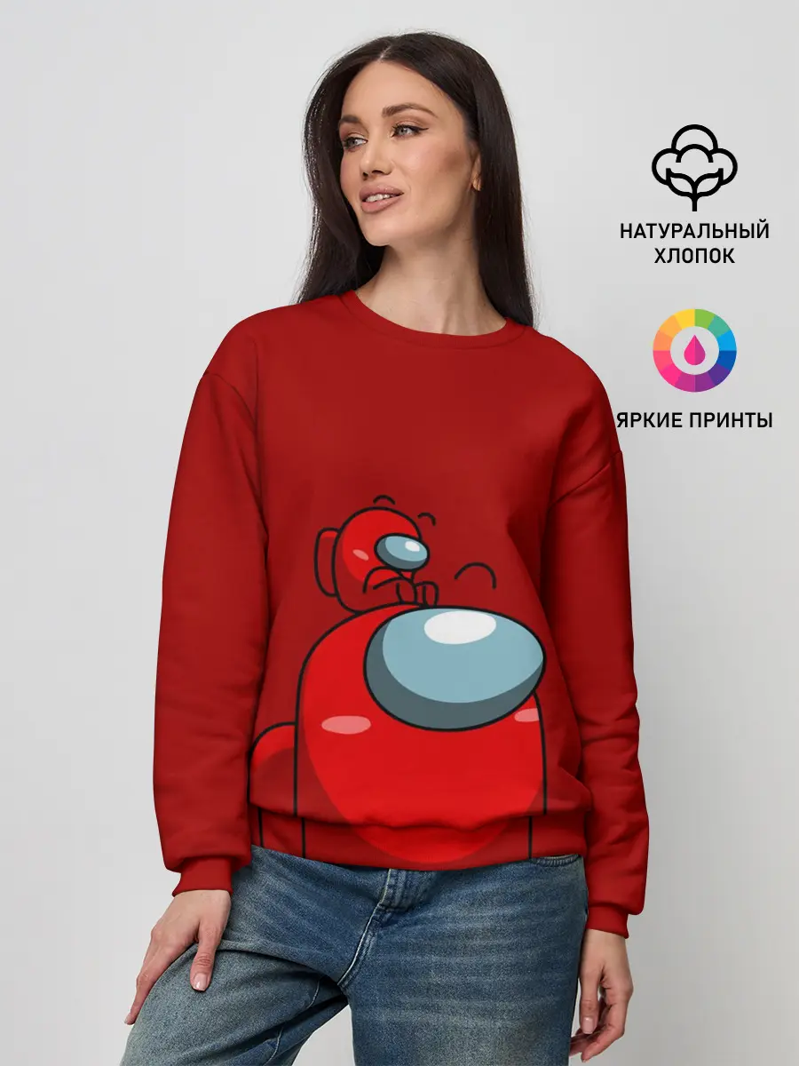 Женский свитшот / МИМИ АМОНГ АС