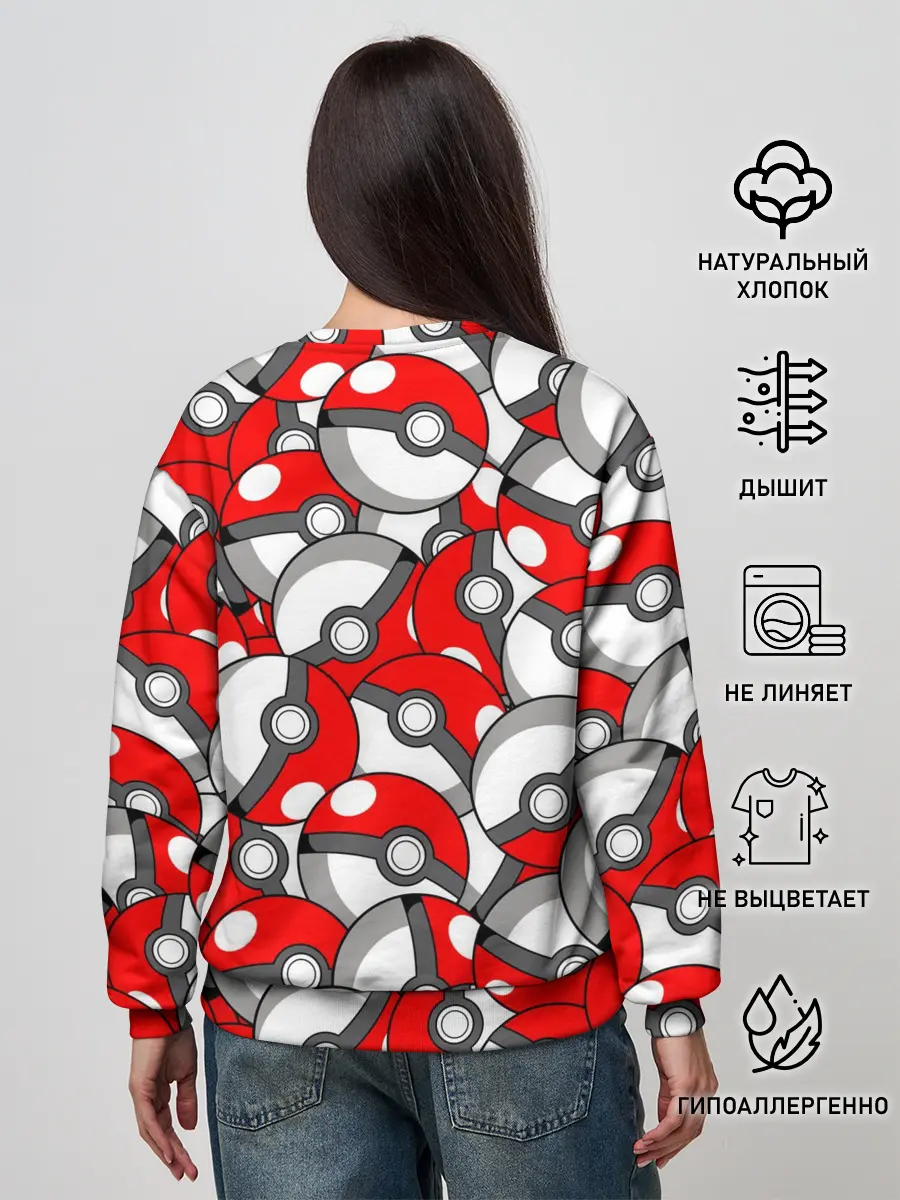 Женский свитшот / ПИКАЧУ