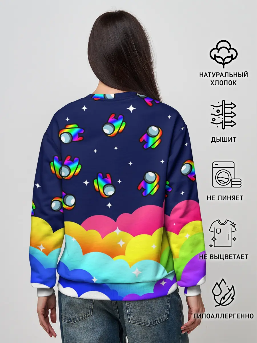 Женский свитшот / РАДУЖНЫЙ IMPOSTOR