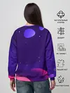 Женский свитшот / AMONG US - RAINBOW SPACE