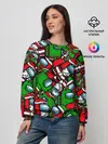 Женский свитшот / НОВОГОДНИЙ AMONG US