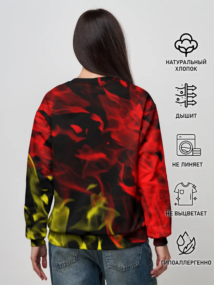 Женский свитшот / Маг огня Among us