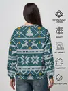 Женский свитшот / Новогодний узор