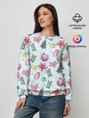 Женский свитшот / новогодние игрушки