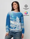 Женский свитшот / Снег