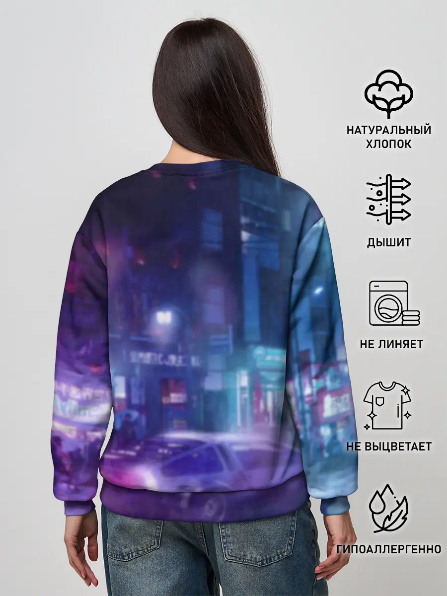 Женский свитшот / Cyberpunk 2077