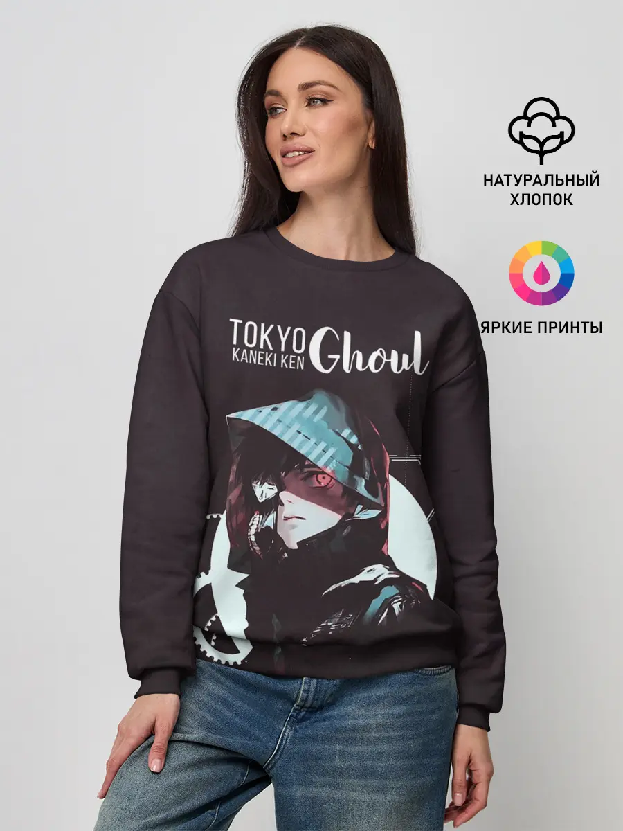 Женский свитшот / Kaneki Ken tokyo ghoul