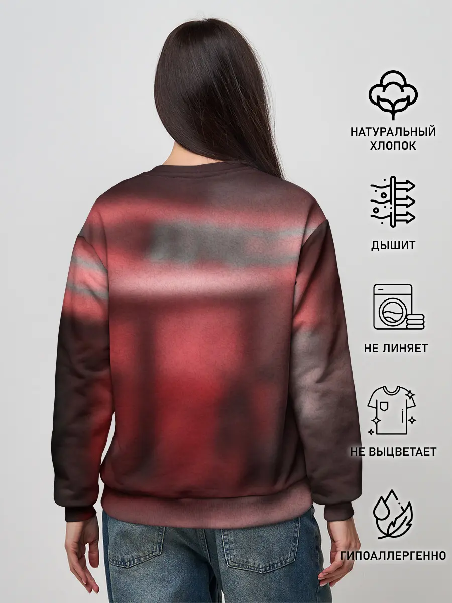 Женский свитшот / Johnny Silverhand Cyberpunk