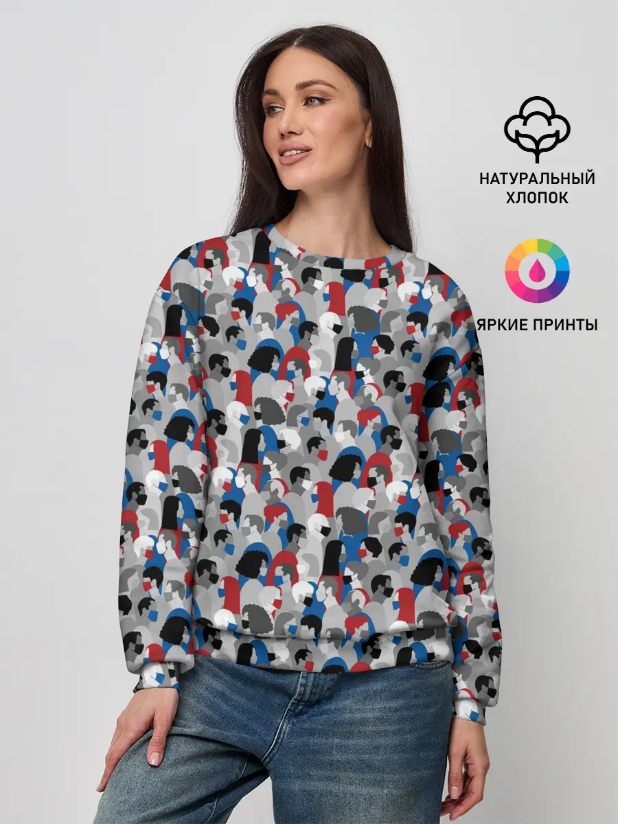 Женский свитшот / Коронавирус