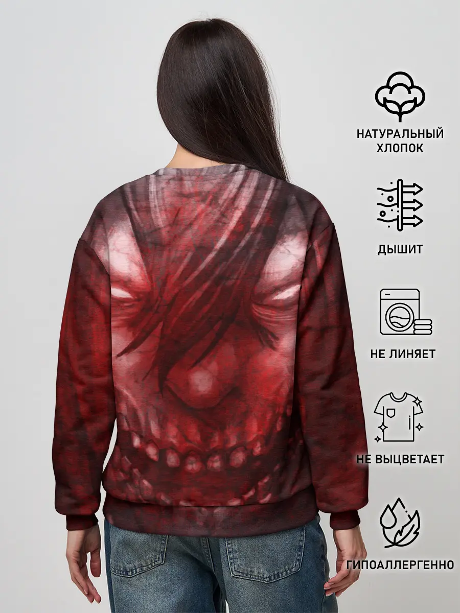 Женский свитшот / Эрен Йегер или Титан?