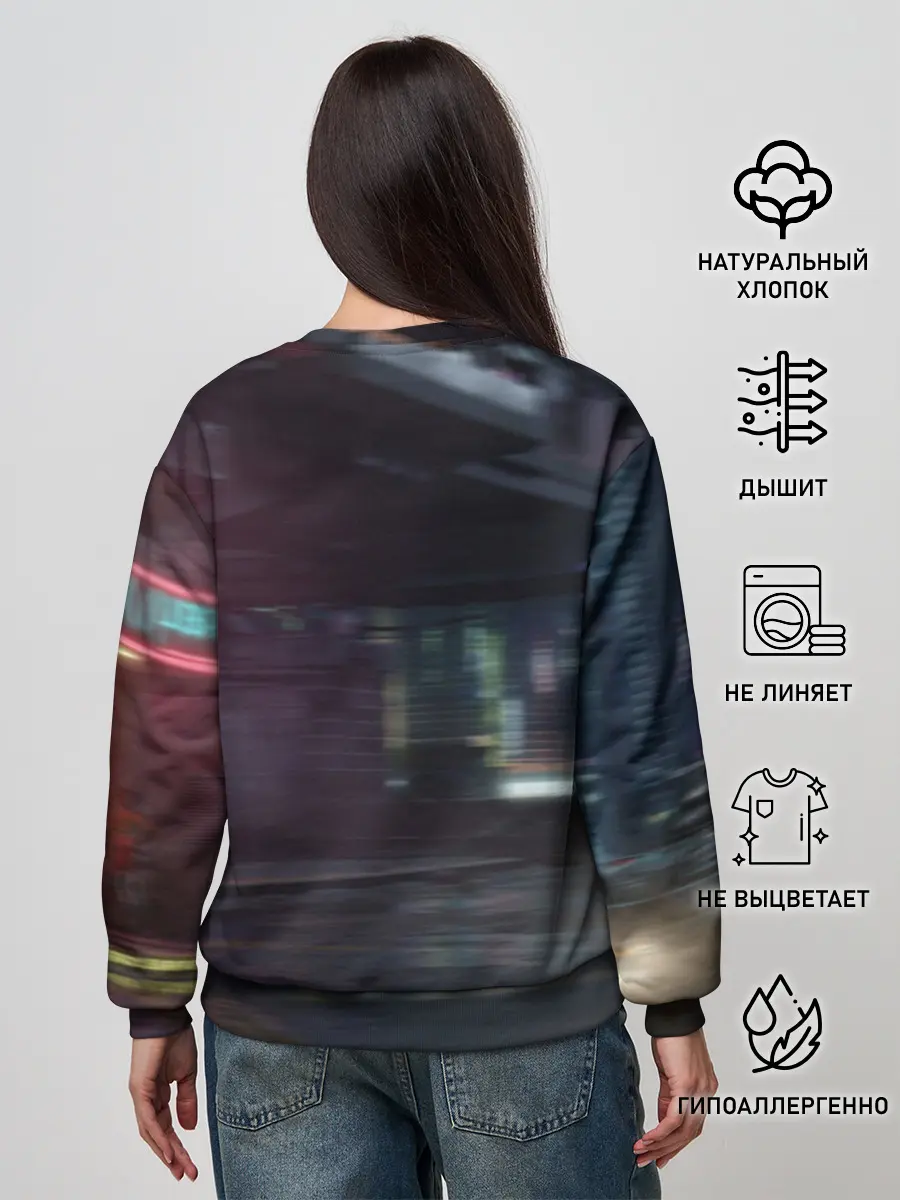 Женский свитшот / Cyberpunk 2077