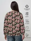 Женский свитшот / Узор цветочек
