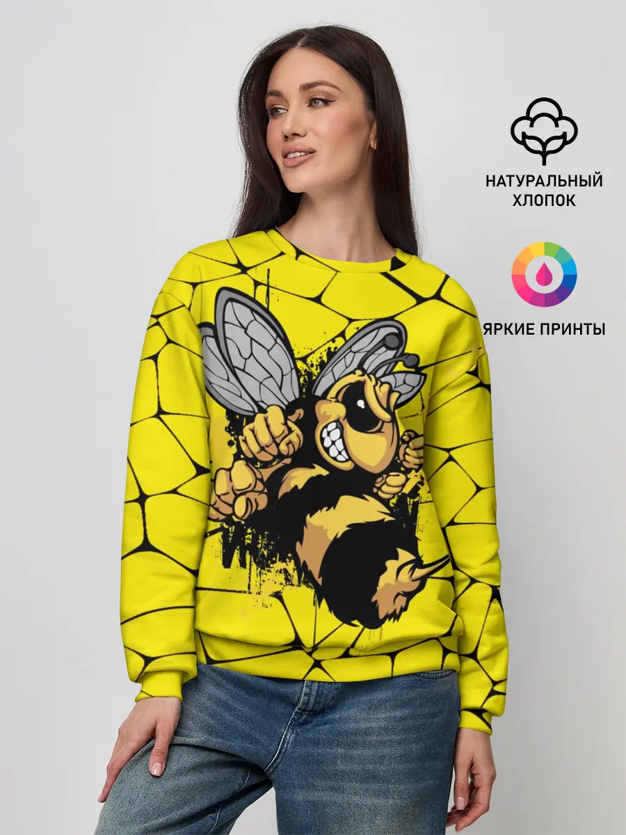 Женский свитшот / Дикая пчела