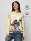 Женский свитшот / KonoSuba девочки вместе