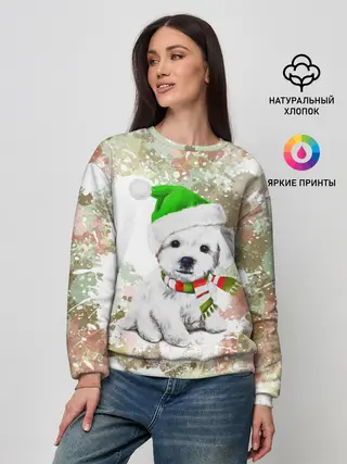 Женский свитшот / Щенок