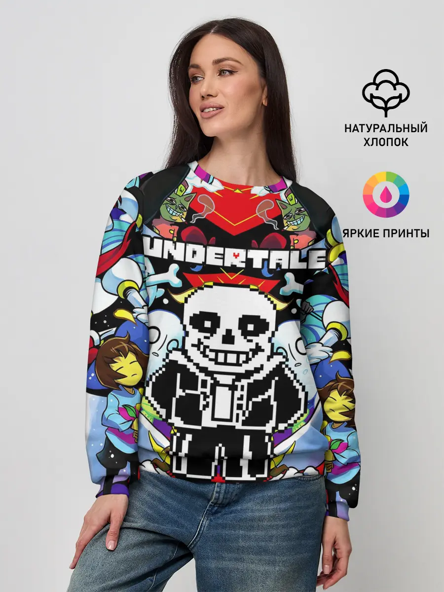 Женский свитшот / UNDERTALE