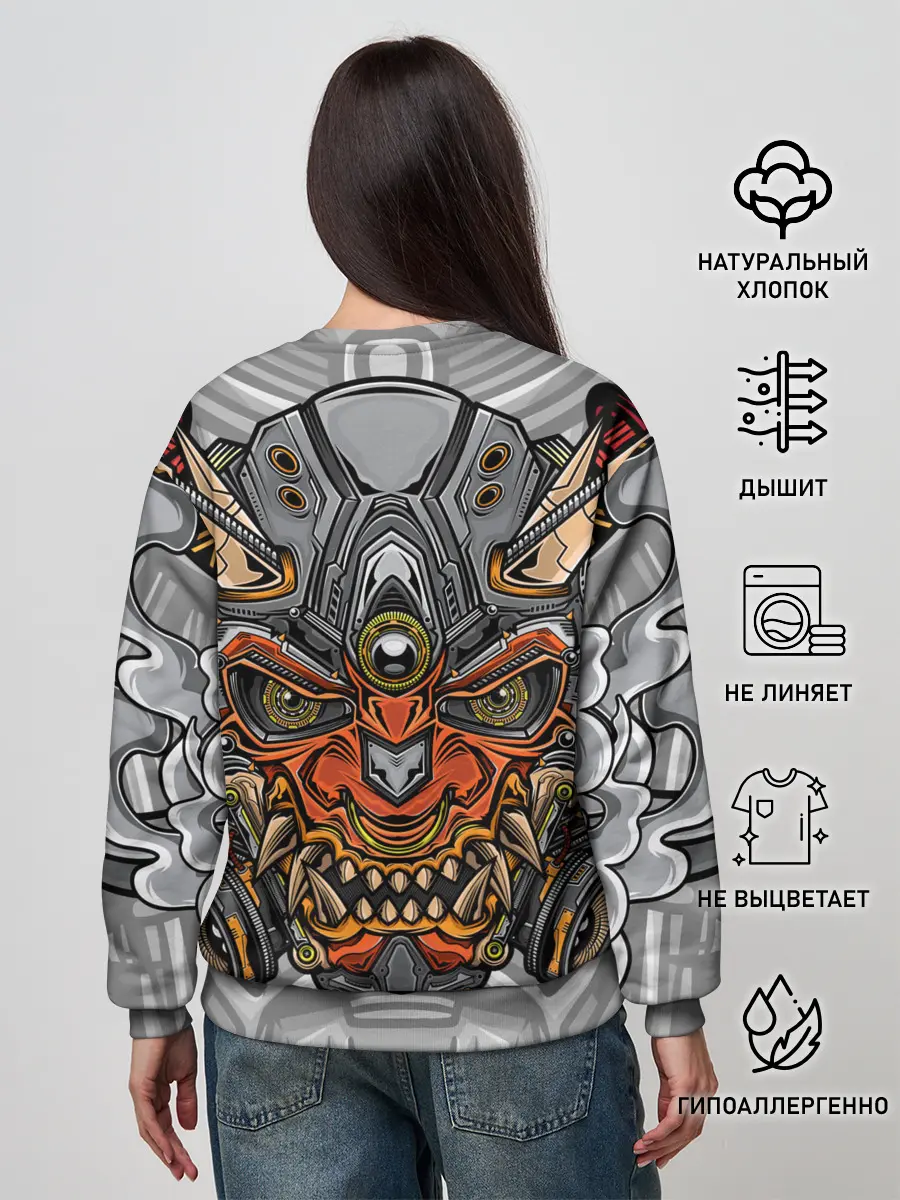 Женский свитшот / Cyber Samurai