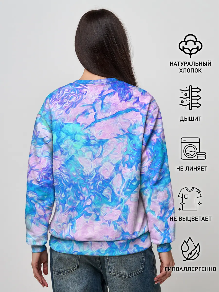Женский свитшот / Нежные краски