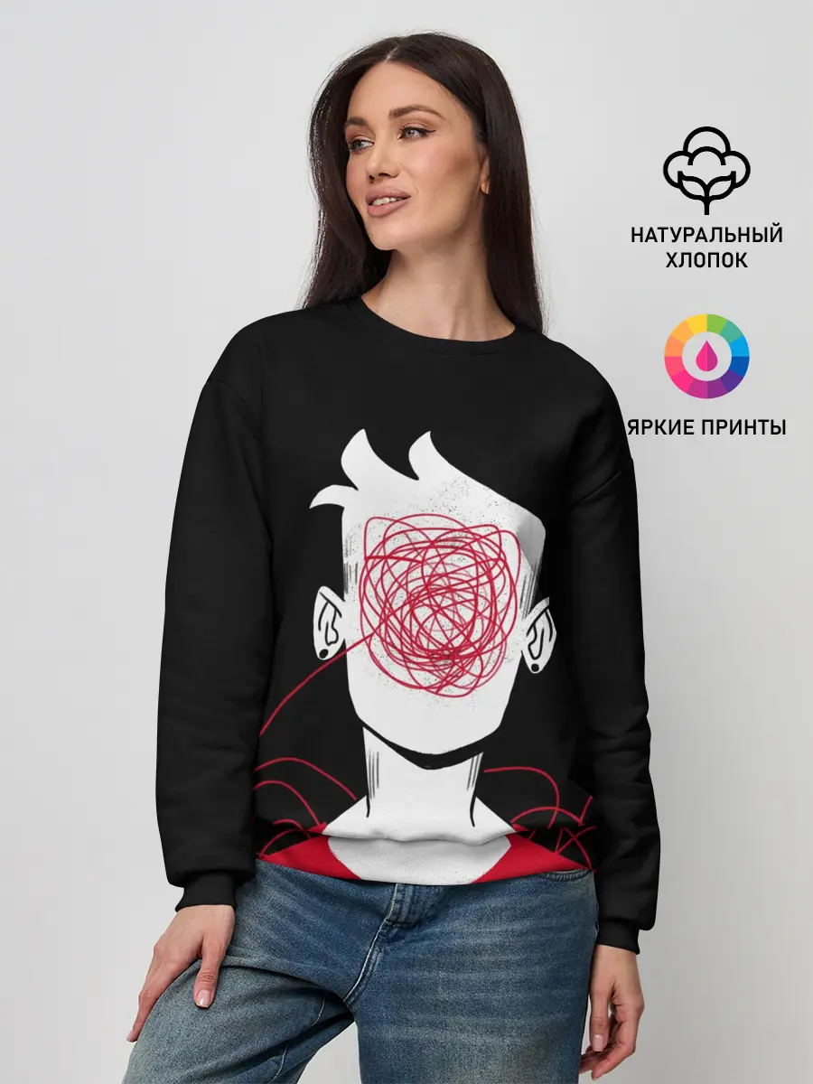 Женский свитшот / парень