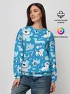 Женский свитшот / Собачки