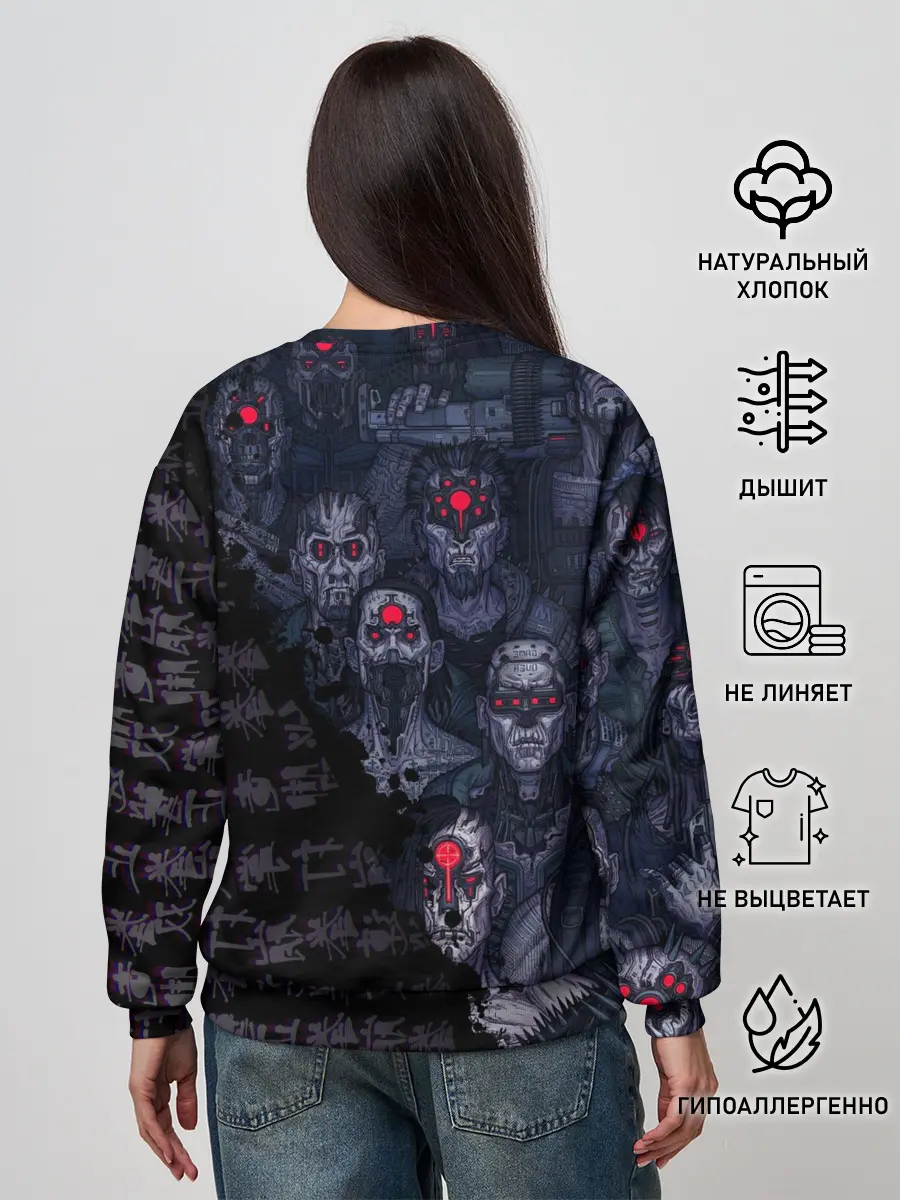 Женский свитшот / Cyberpunk 2077