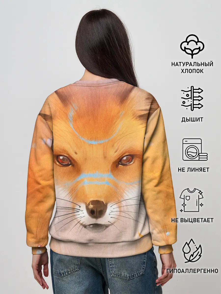 Женский свитшот / Лиса