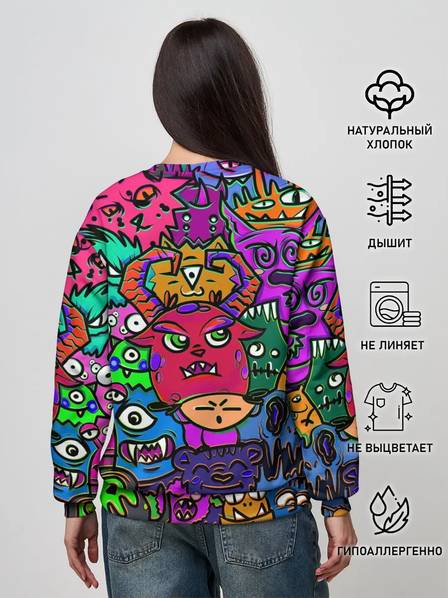 Женский свитшот / Happy