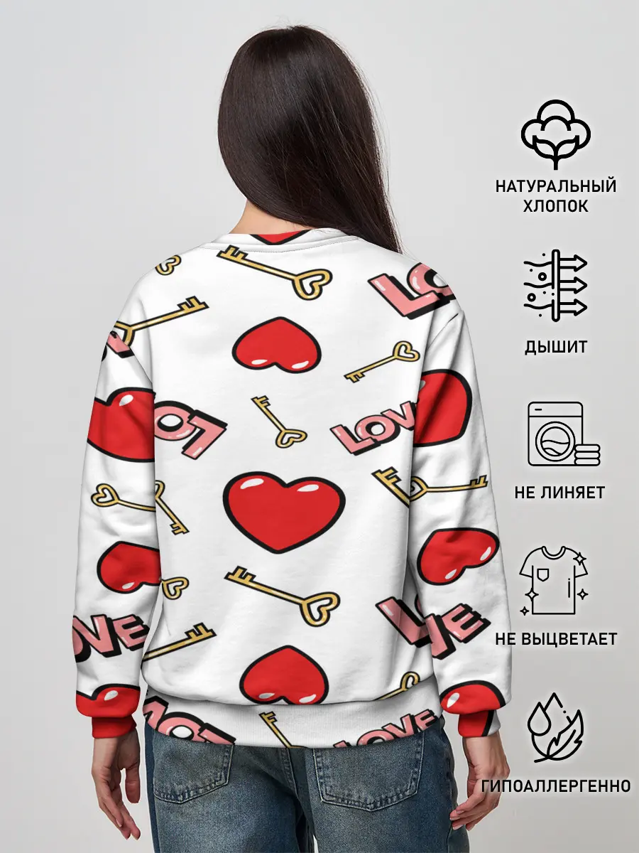 Женский свитшот / Valentines Day