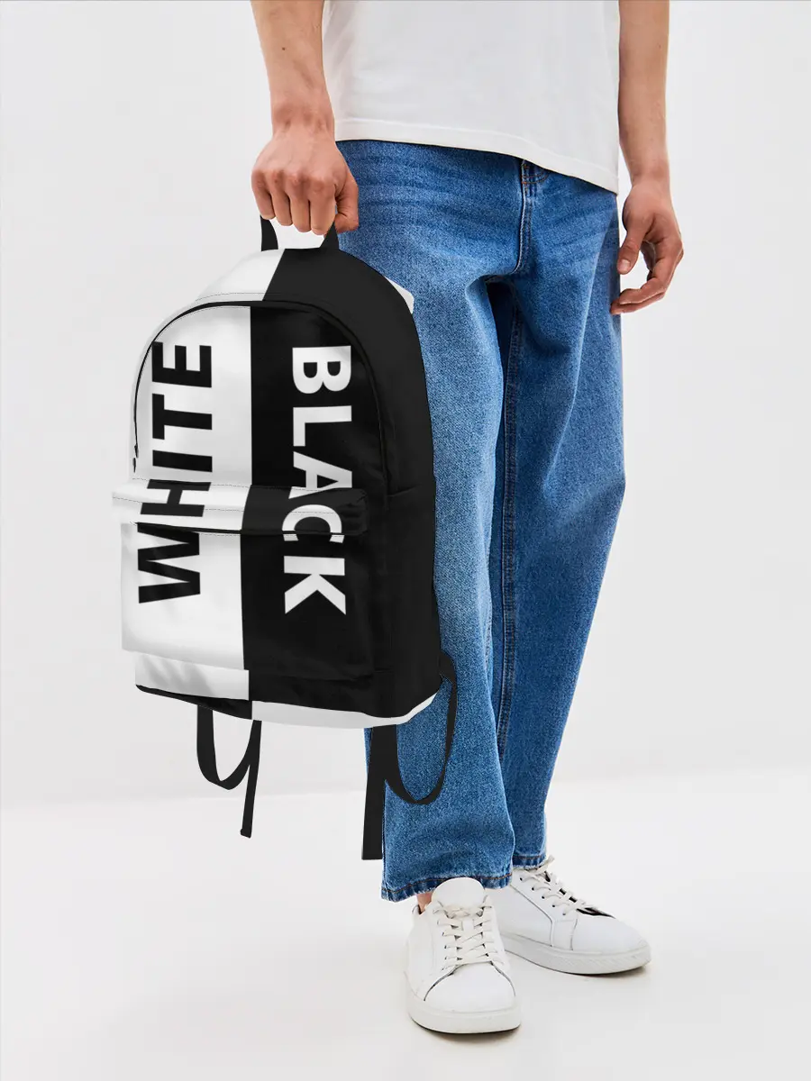 Рюкзак джинсовый / BLACK & WHITE