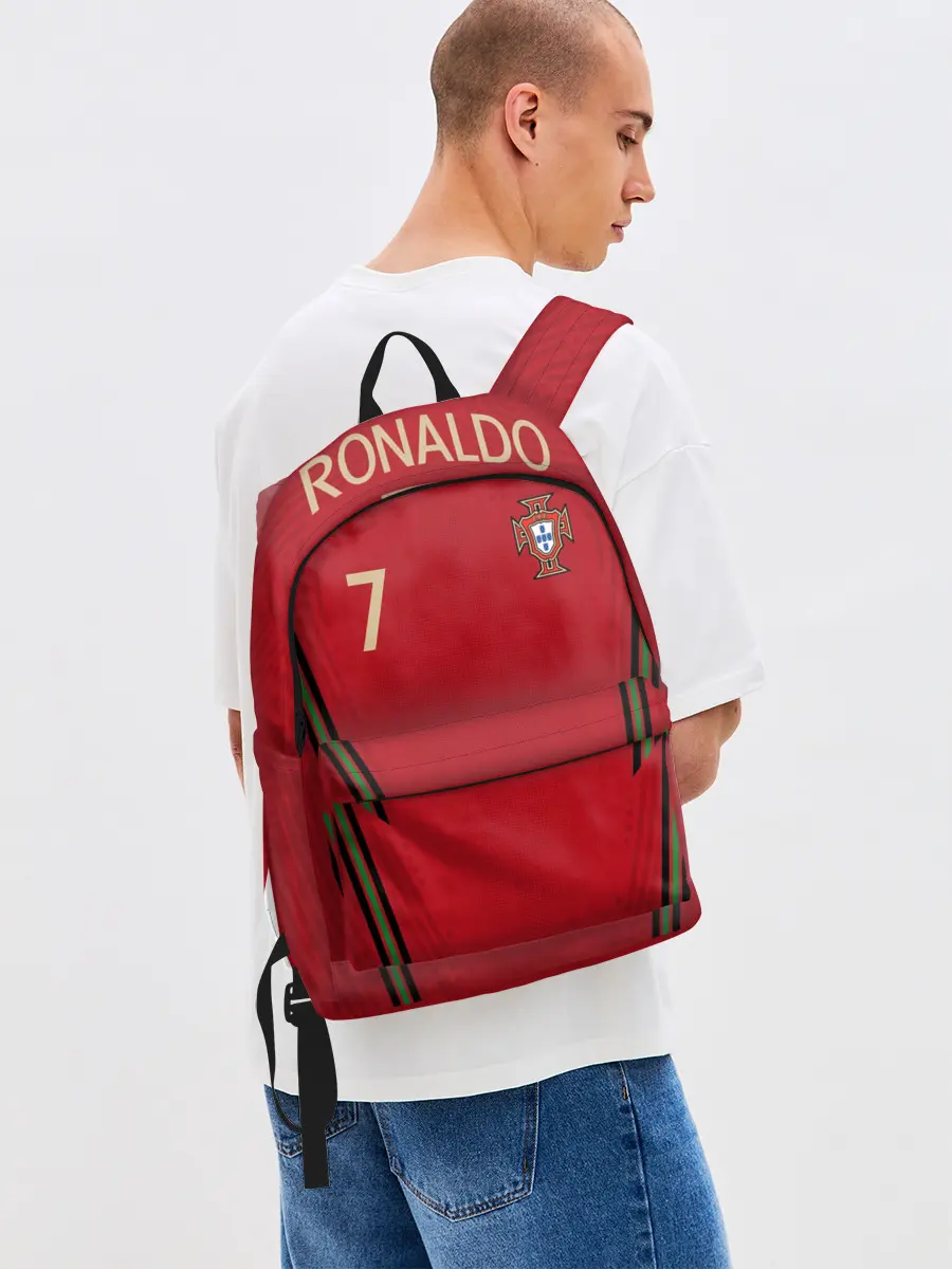 Рюкзак джинсовый / Ronaldo home EURO 2020