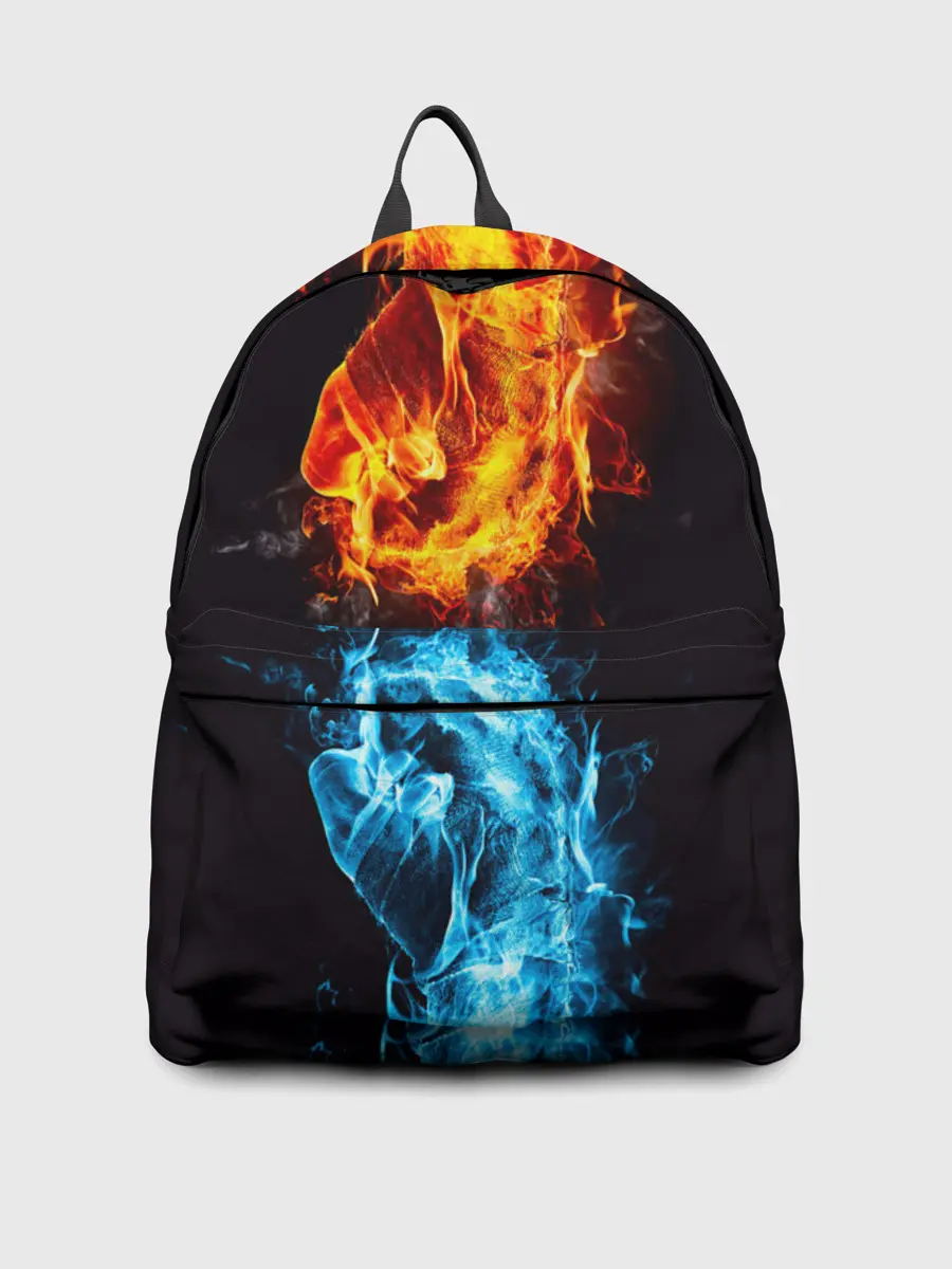 Рюкзак джинсовый / Огонь и Вода