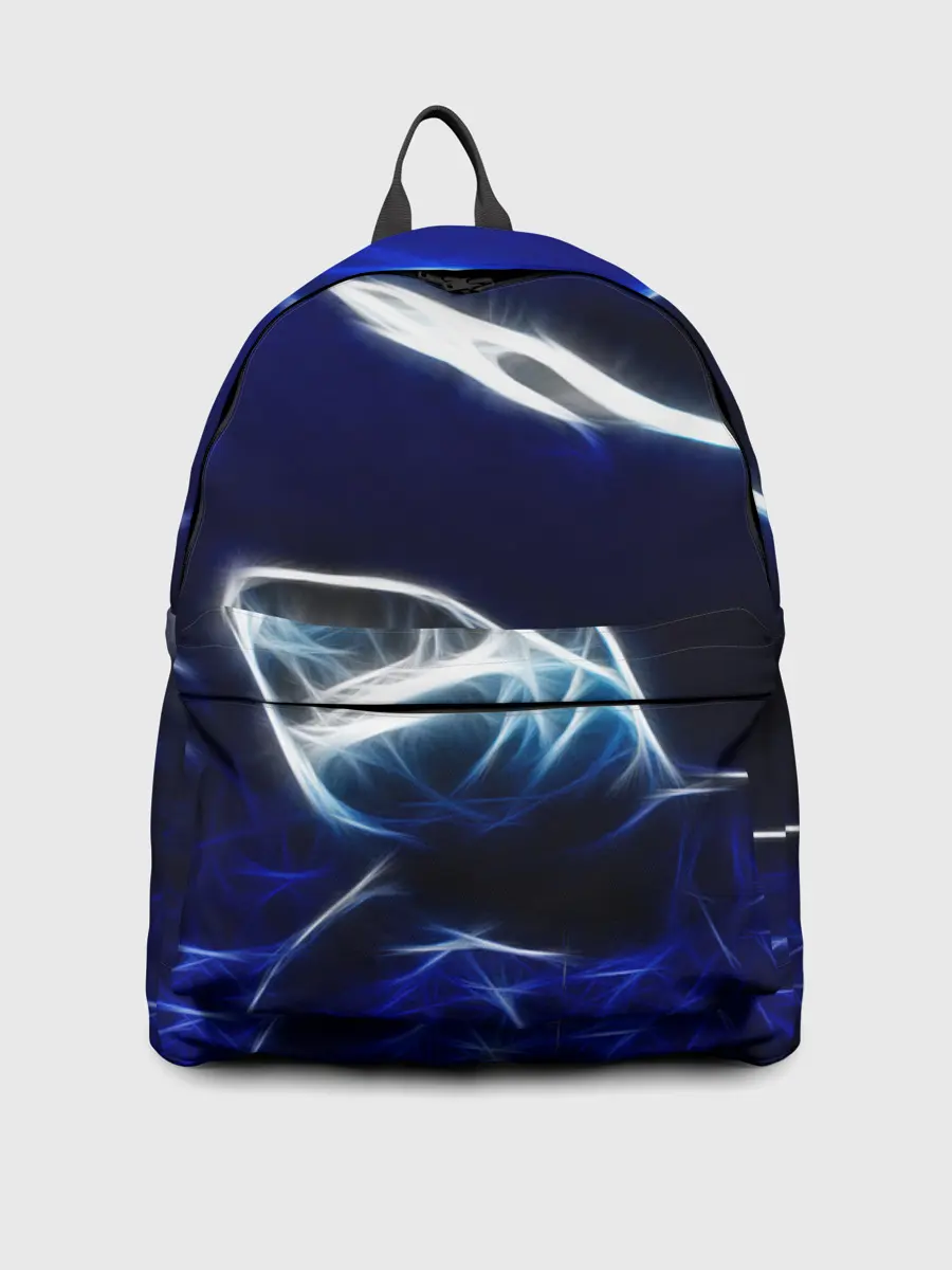 Рюкзак джинсовый / ДЕЛЬФИН В МОРЕ.