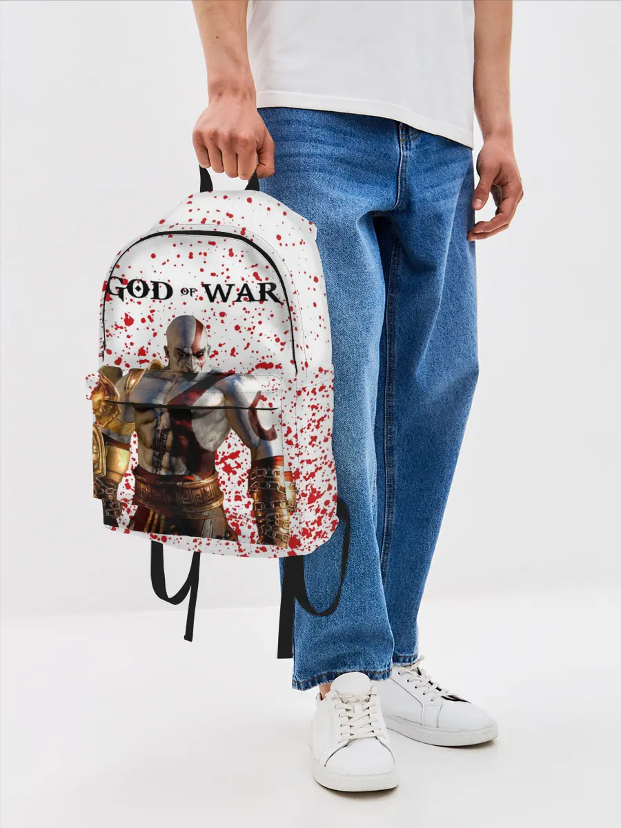 Рюкзак джинсовый / GOD OF WAR
