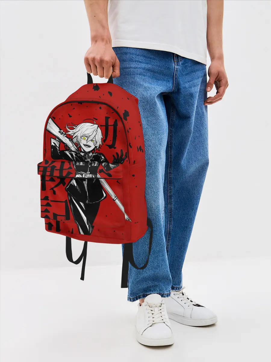 Рюкзак джинсовый / Дьявол
