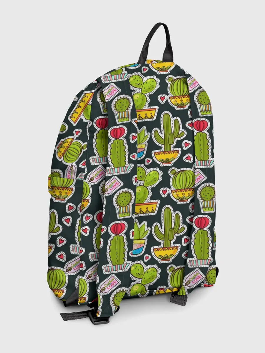 Рюкзак джинсовый / Кактусы