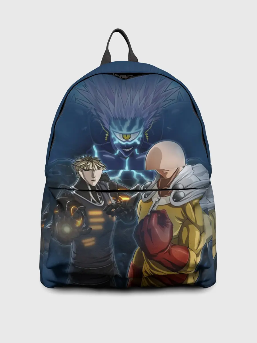 Рюкзак джинсовый / Сайтама и соперники